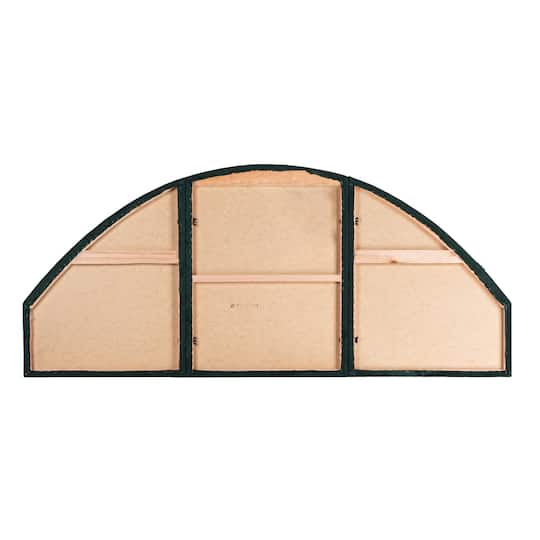 Hello Honey® NoSom 5ft. Queen Sized Emerald Green Upholstered Velvet Panel Arched Headboard